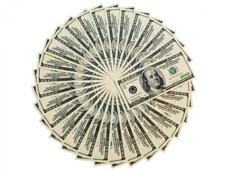 Доллары веером
