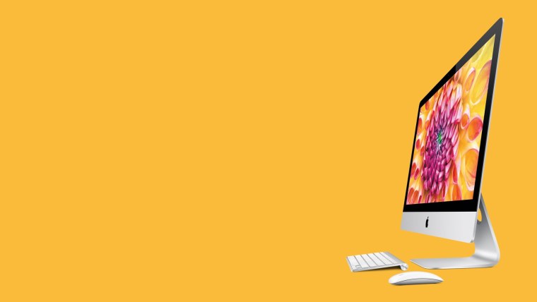 MACBOOK желтый фон