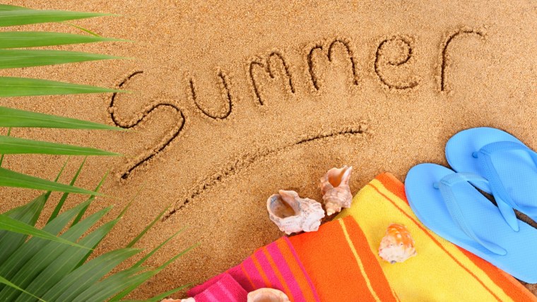 Лето надпись