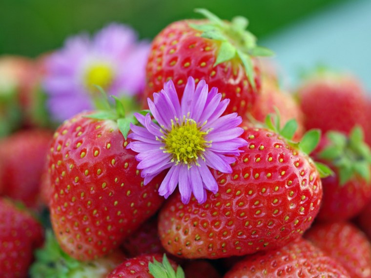 Заставка на рабочий стол клубника