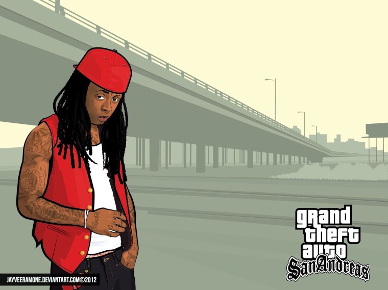 Grand Theft auto San Andreas Art