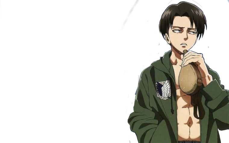 Леви из атаки титанов в полный рост