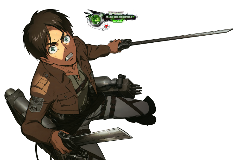 Леви Аккерман черно белый