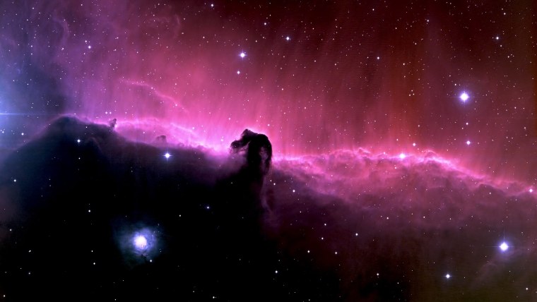 Звезды космос туманность конская