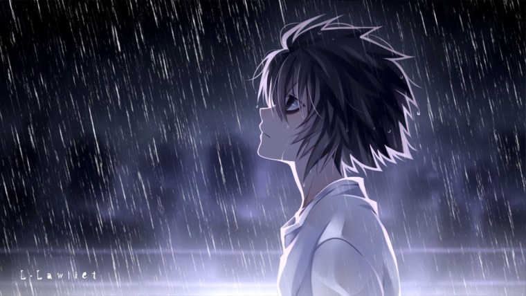 L Death Note Rain