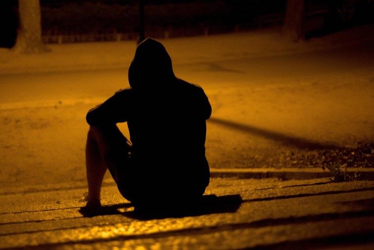 Парень одиночество