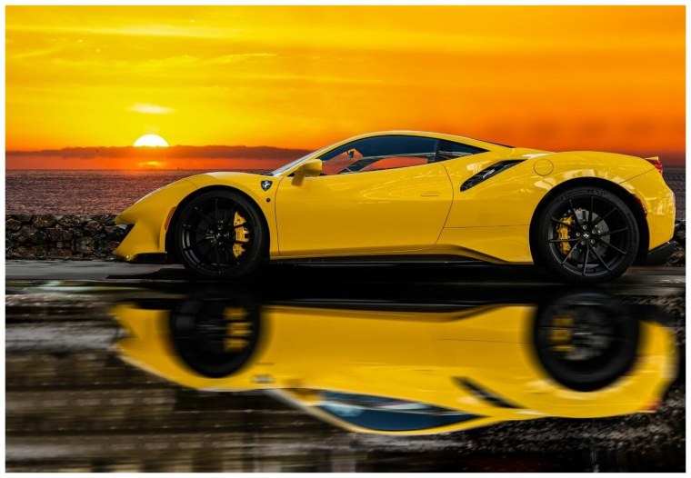 Ferrari 458 Italia сбоку
