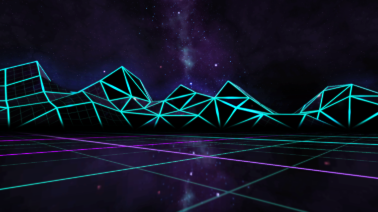 Неоновый фон для фотошопа