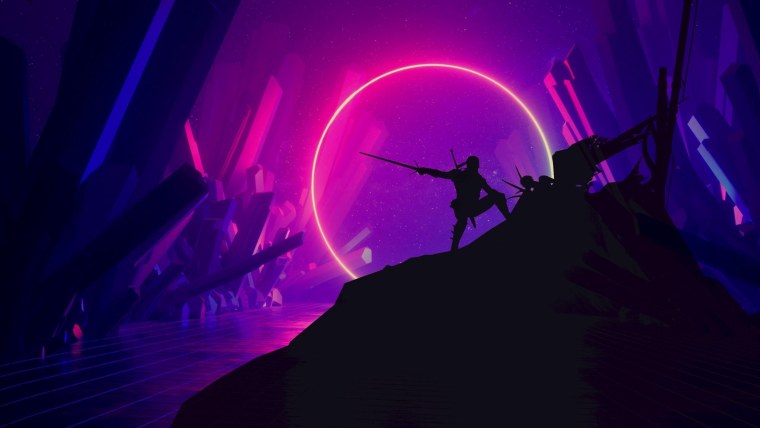 Ведьмак неон