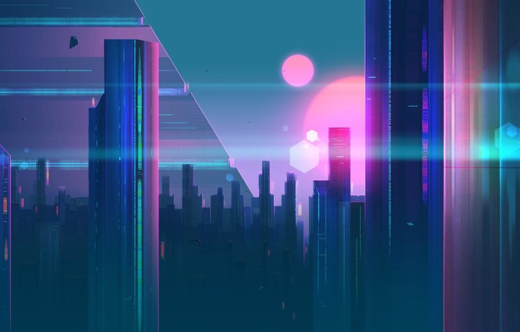 Киберпанк фон