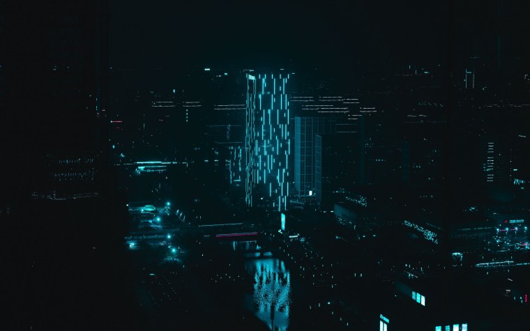 Темный город неон