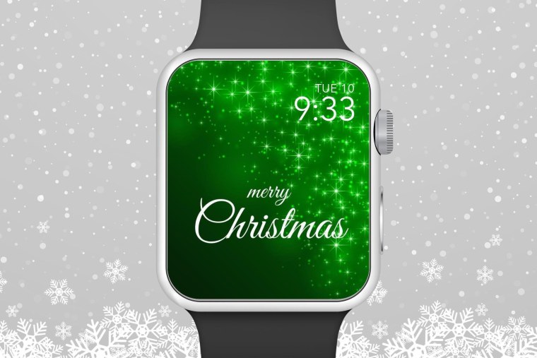 Новогодние обои на АПЛ вотч