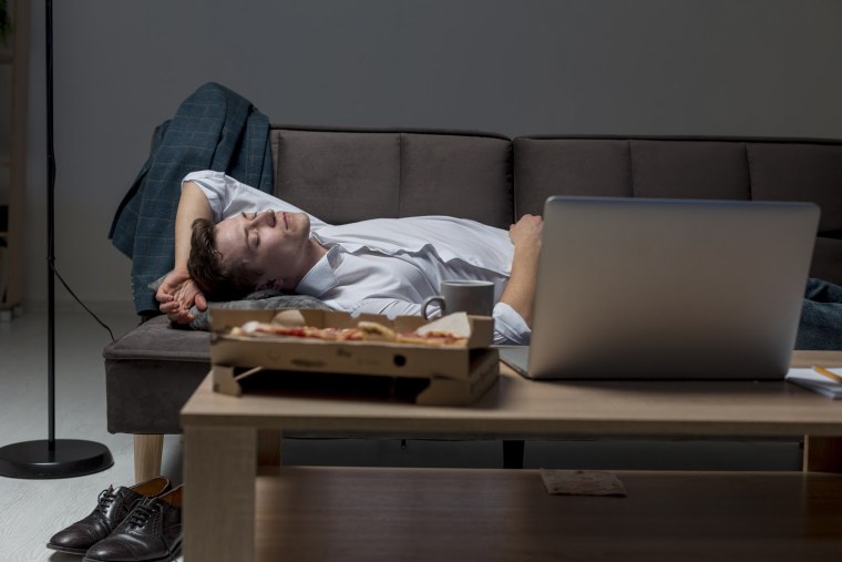 Уставший мужик