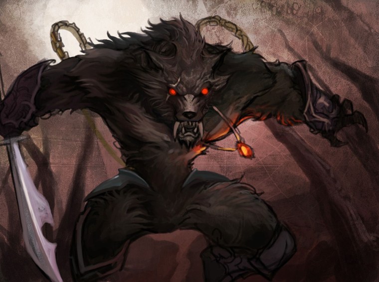 Оборотень Фенрир арт