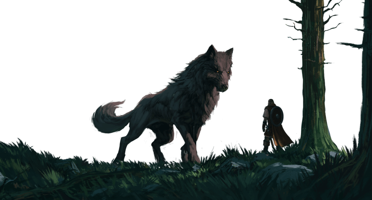 Гигантский волк Фенрир