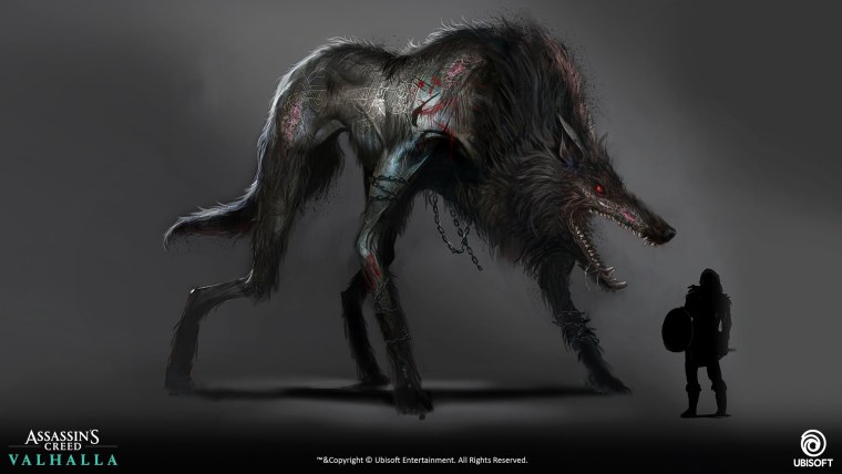 Волк Фенрир Вальгалла