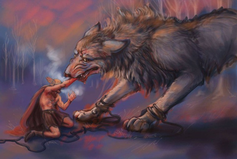 Фенрир мифология Скандинавии