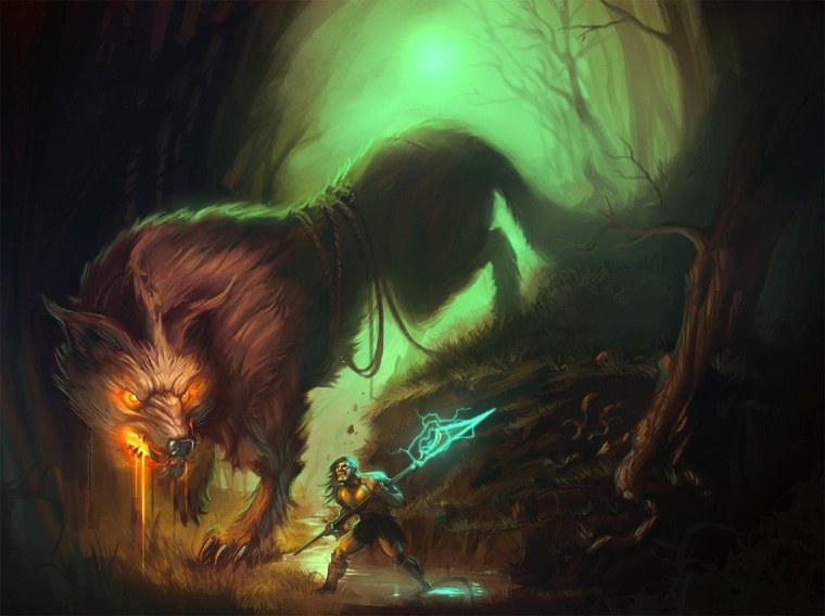 Фенрир мифология волк