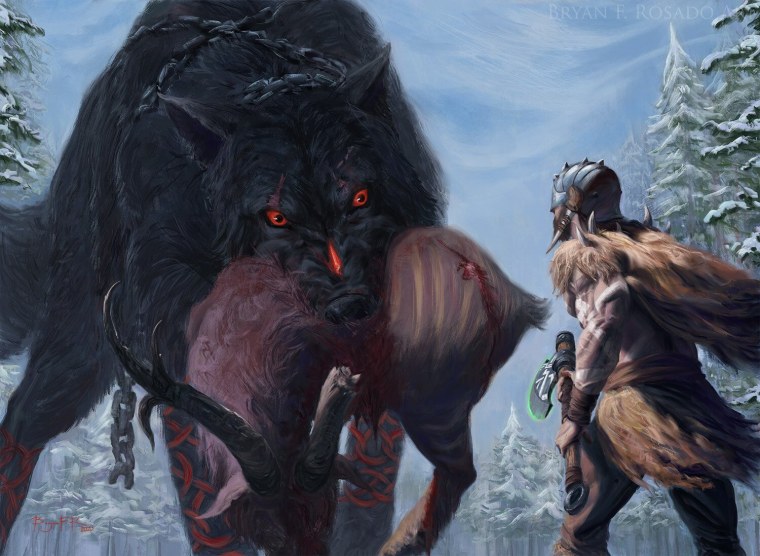 Фенрир и Видар