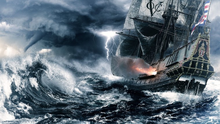 Черная Жемчужина шторм