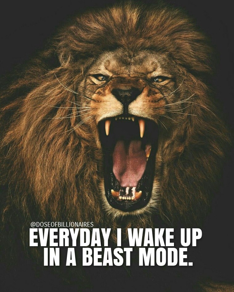 Черный Лев оскал