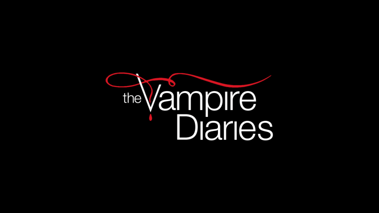 Сериал дневники вампира с надписью