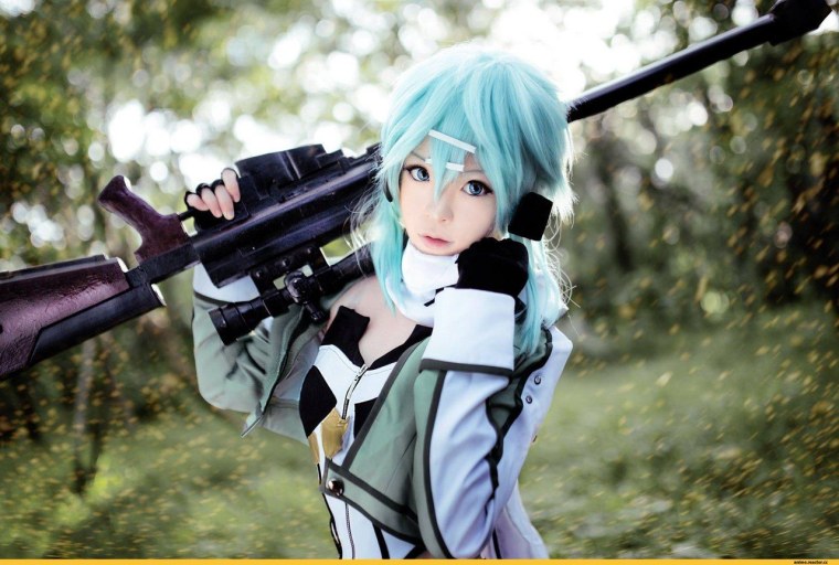 Аниме косплей Синон