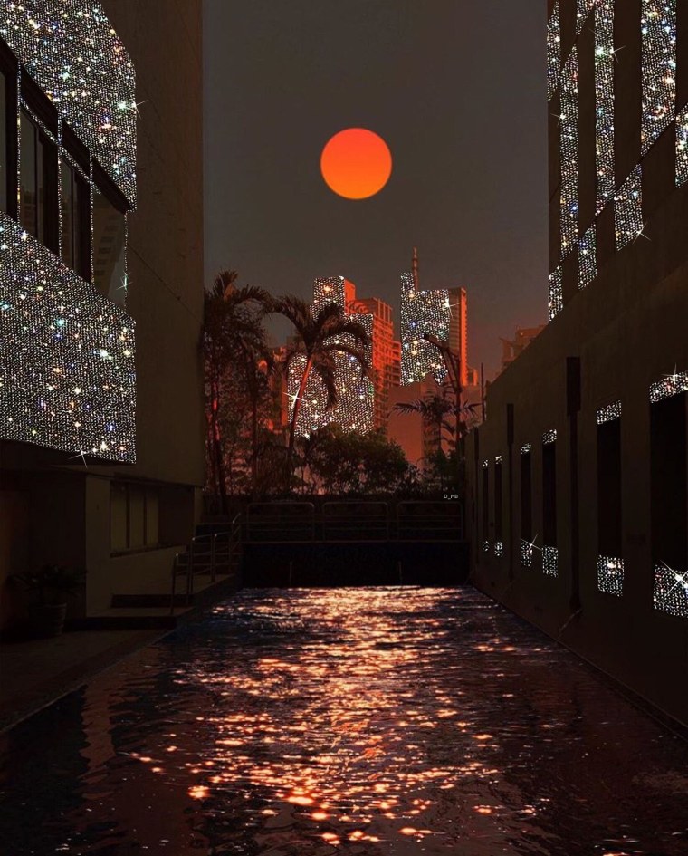 Красивый вечер Эстетика