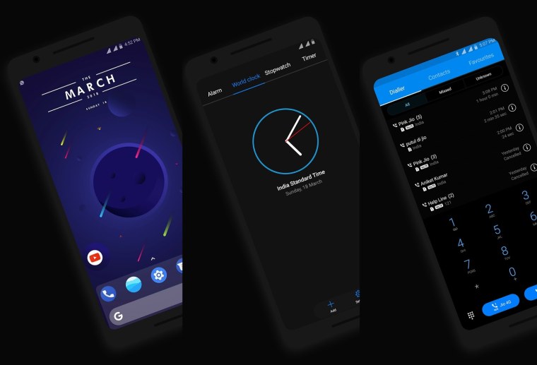 Темная системная тема Honor 8