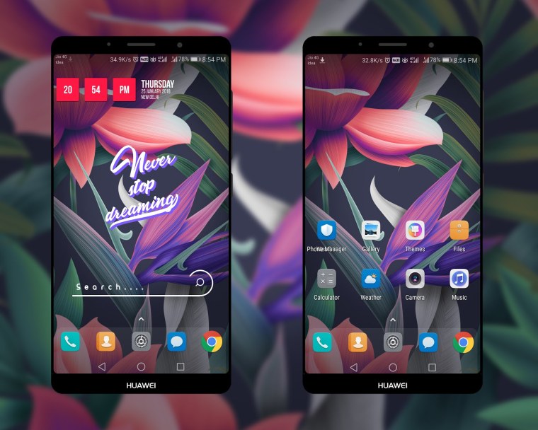 Themes Flowers для Huawei