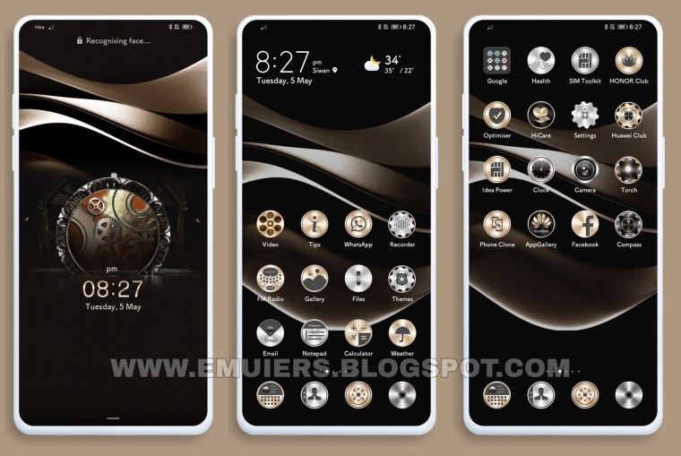 Темы Huawei и Honor EMUI (emotion UI / Magic UI)