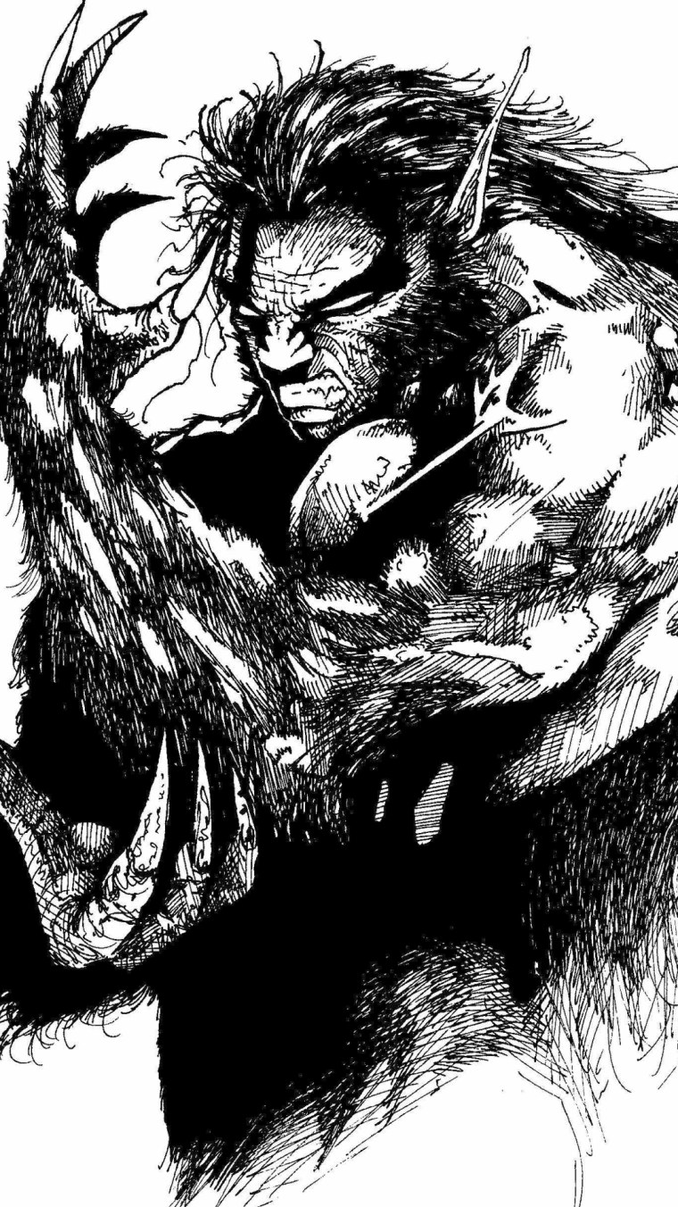 Вервольф референс анатомия