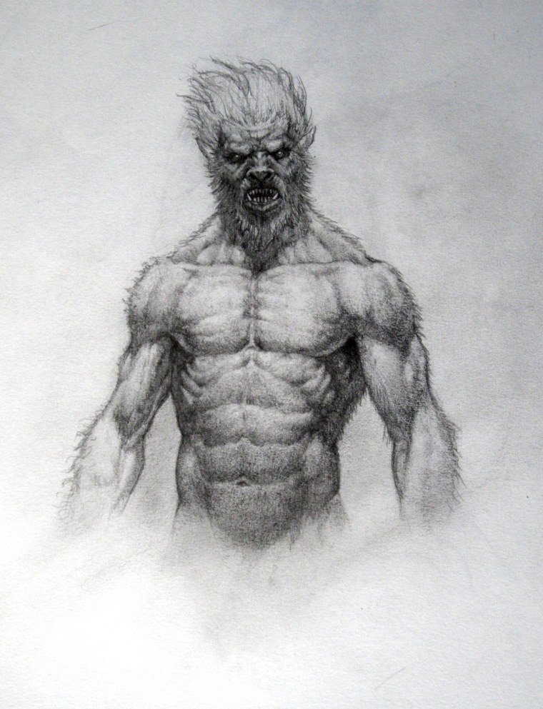 Оборотень рисунок