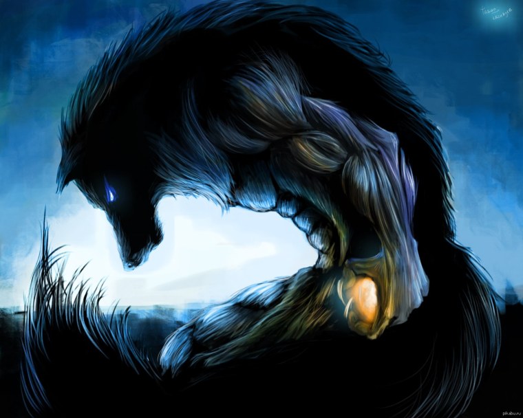 Оборотень карандашом для начинающих