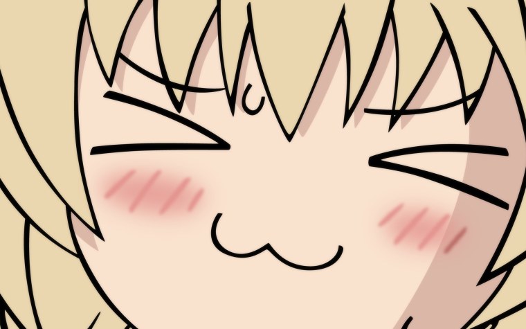 Кошачья улыбка аниме