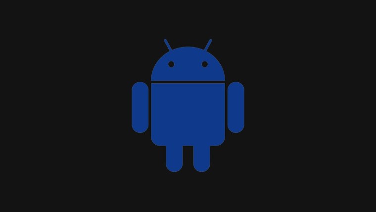 Андроид на черном фоне