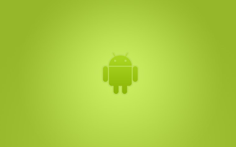 Андроид на черном фоне