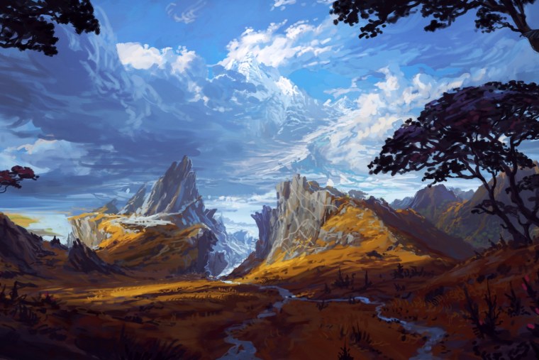 Фантастические пейзажи