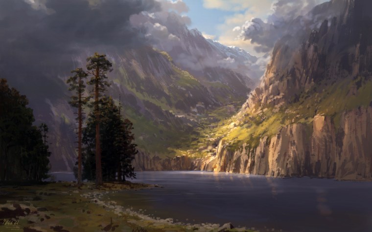 Фэнтези пейзажи