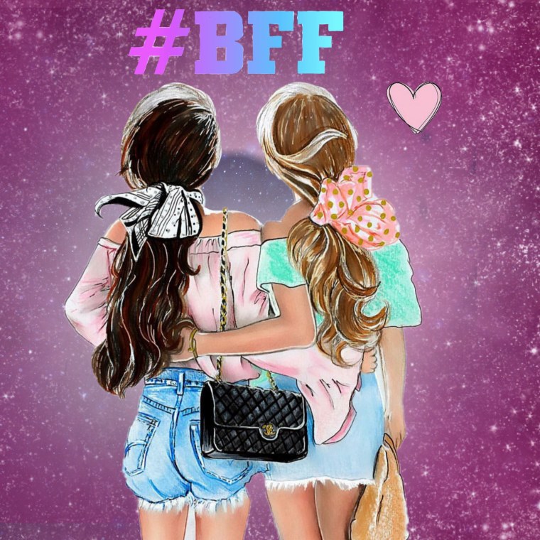 Милые мультяшные девочки