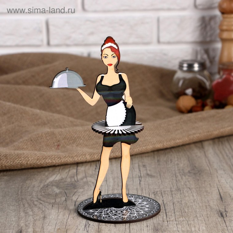 Салфетница девушка