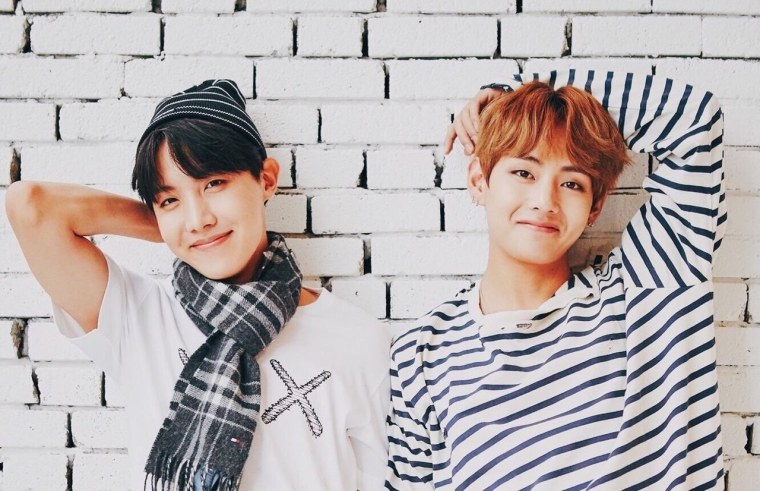 BTS Хосок и тэхён