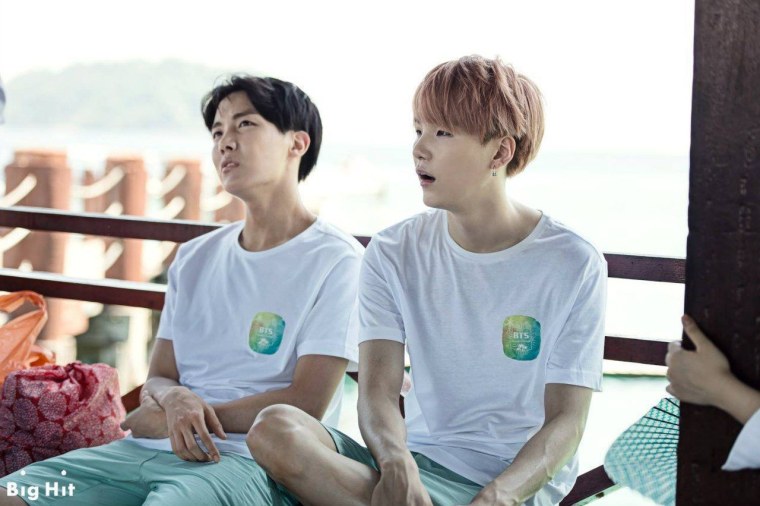 Юнги и Джей Хоуп