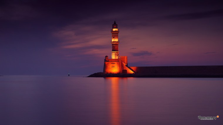 Ханья Маяк на закате
