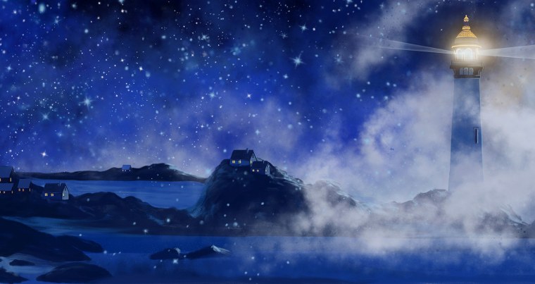 Красивейшие звёзды и Маяк