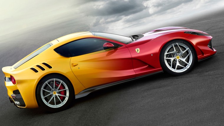 Феррари супер фаст желтый