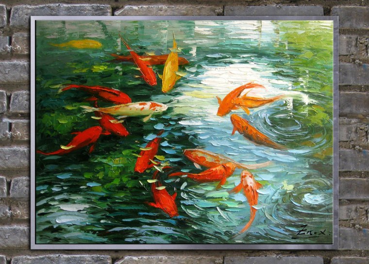 Золотые карпы кои в мировой живописи Матисс