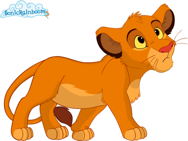 Король Лев Симба с короной