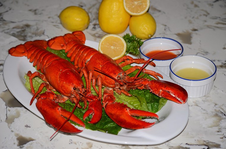 Морепродукты Омар лангуст