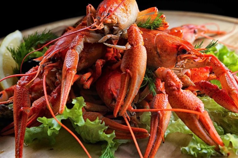 Застолье с креветками